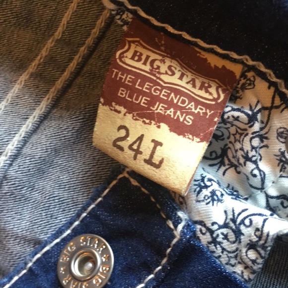Big Star Remy Jeans Size 24 Long - Picture 8 of 8